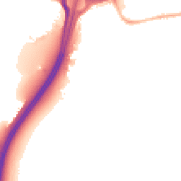 Night-time road noise heatmap for DE14 3FW