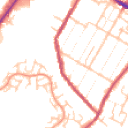 Daytime road noise heatmap for DE14 3HL
