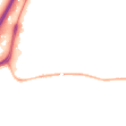 Night-time road noise heatmap for DE14 3PE