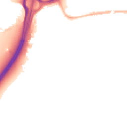 Night-time road noise heatmap for DE14 3UF