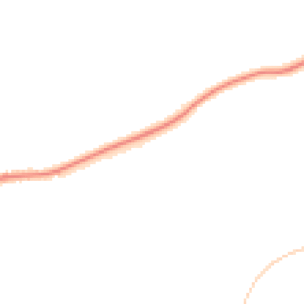 Night-time road noise heatmap for DE21 2AH