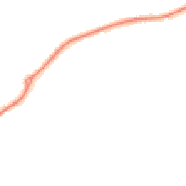 Night-time road noise heatmap for DE21 2BA