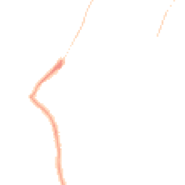 Night-time road noise heatmap for DE21 2BE