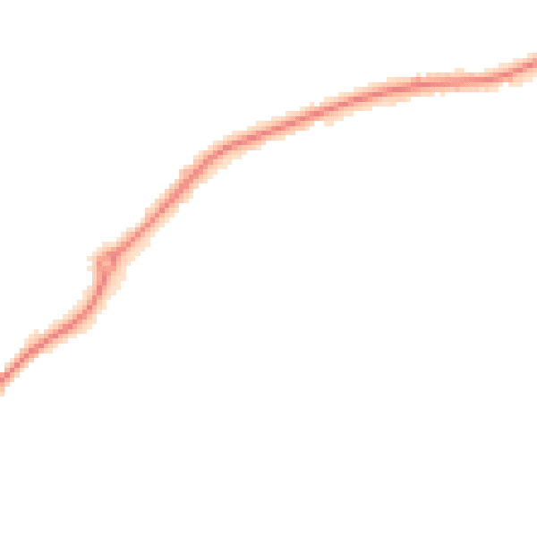 Night-time road noise heatmap for DE21 2BJ