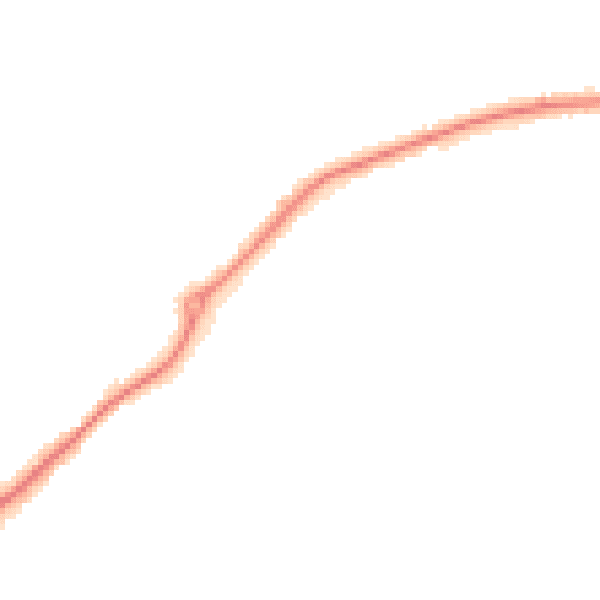 Night-time road noise heatmap for DE21 2BQ