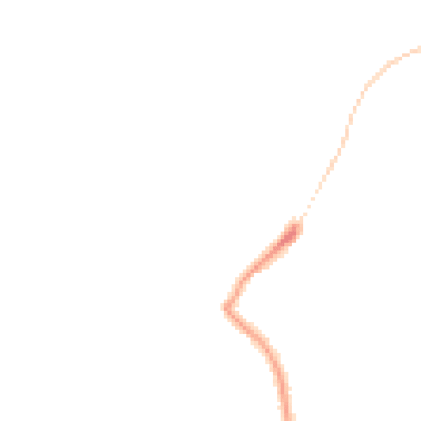Night-time road noise heatmap for DE21 2DN