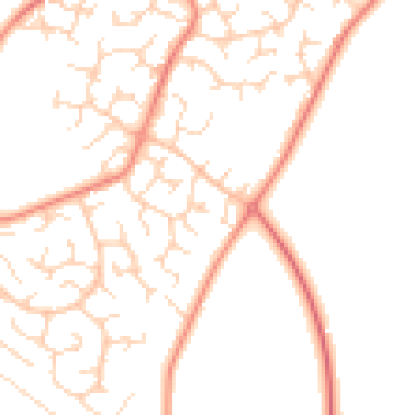 Daytime road noise heatmap for DE21 2LJ