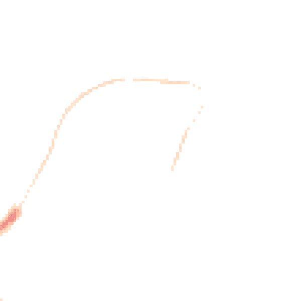 Night-time road noise heatmap for DE21 2QG