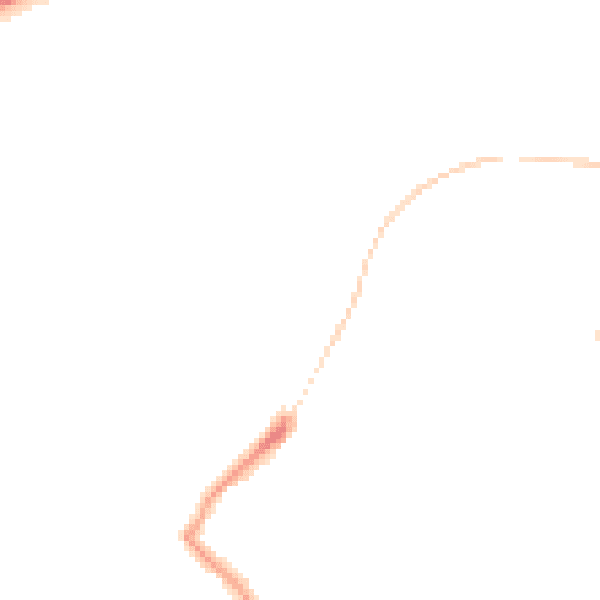 Night-time road noise heatmap for DE21 2ST