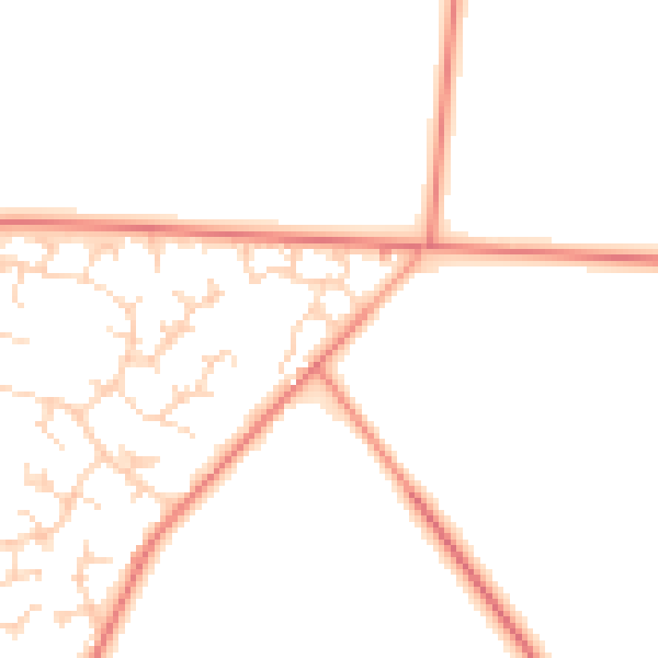 Daytime road noise heatmap for DE21 2XX