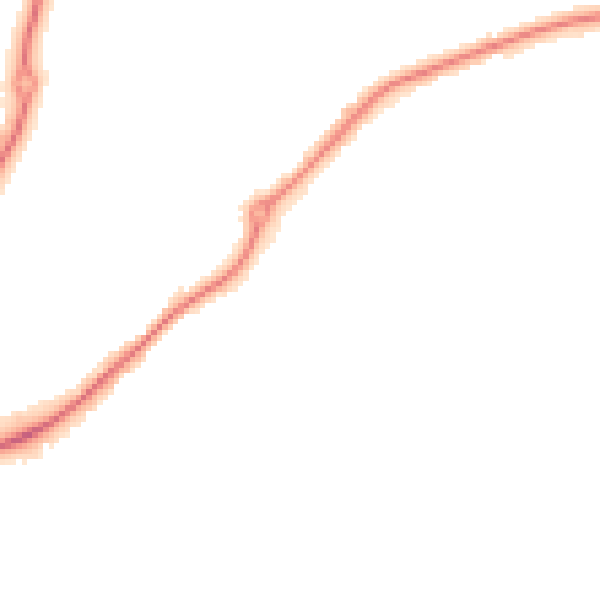 Night-time road noise heatmap for DE21 4DR