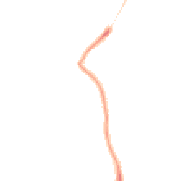 Night-time road noise heatmap for DE21 4PU