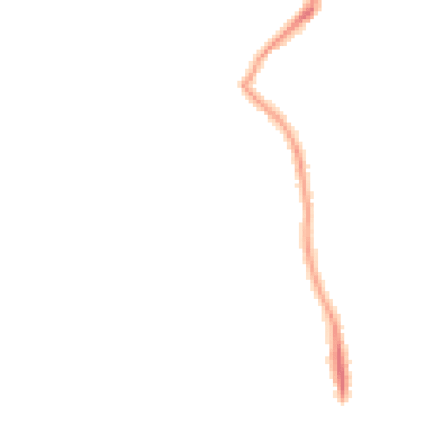Night-time road noise heatmap for DE21 4QL