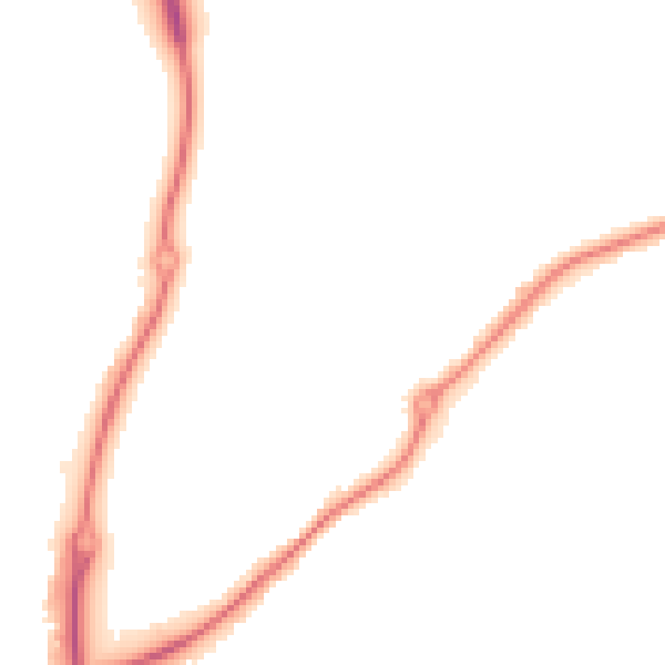 Night-time road noise heatmap for DE21 4TX