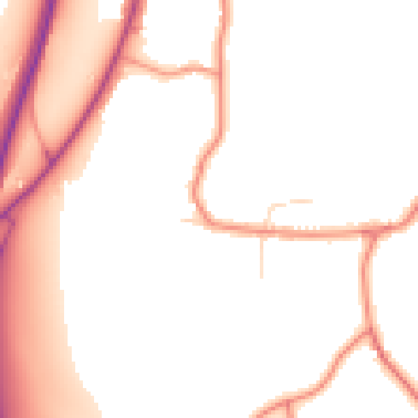 Daytime road noise heatmap for DE21 5BR