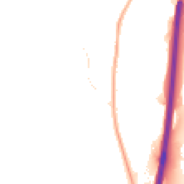 Night-time road noise heatmap for DE21 5DR