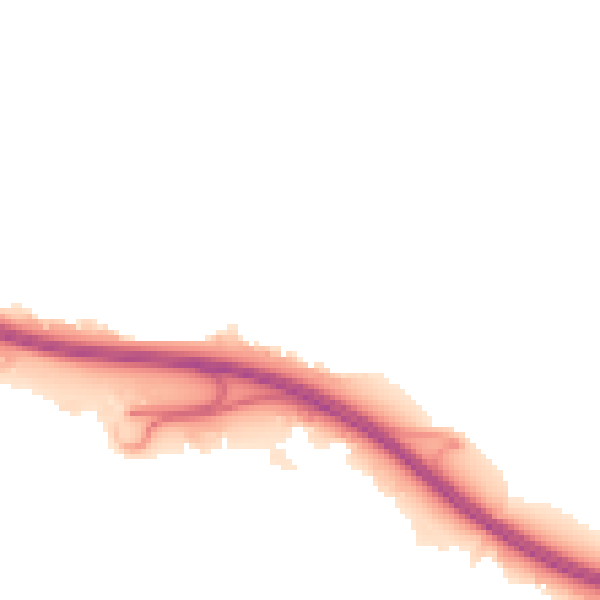 Night-time road noise heatmap for DE21 6SL