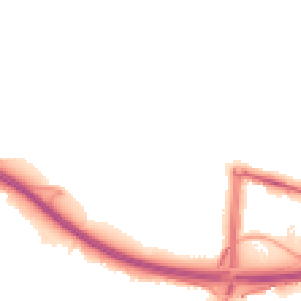 Night-time road noise heatmap for DE21 6SU