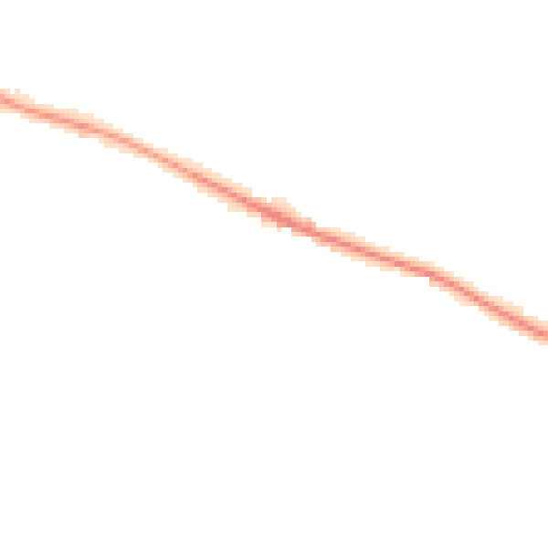 Night-time road noise heatmap for DE21 7TT