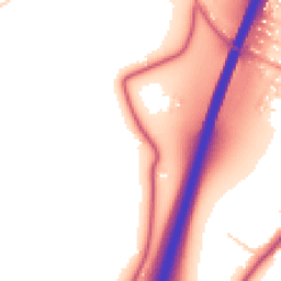 Daytime road noise heatmap for DE3 0DJ