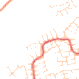 Daytime road noise heatmap for DE3 0QP