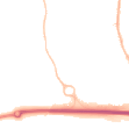 Night-time road noise heatmap for DE3 0TJ