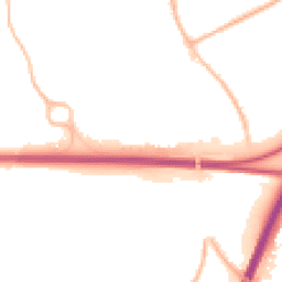 Night-time road noise heatmap for DE3 0UB