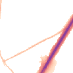 Night-time road noise heatmap for DE3 9BT
