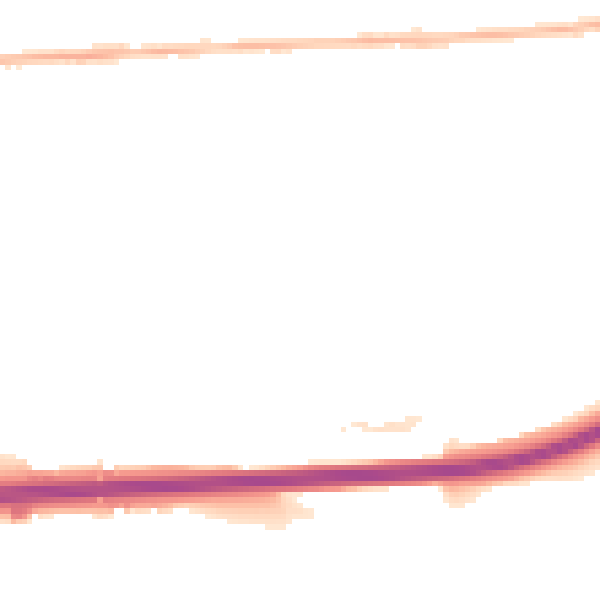 Night-time road noise heatmap for DE55 3NA