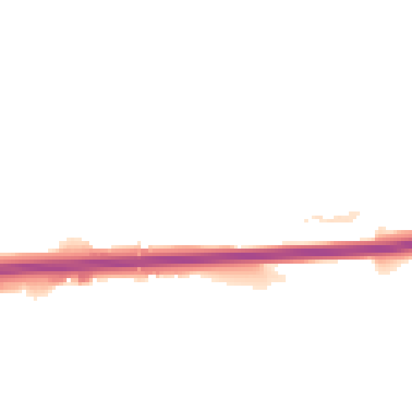 Night-time road noise heatmap for DE55 3NU