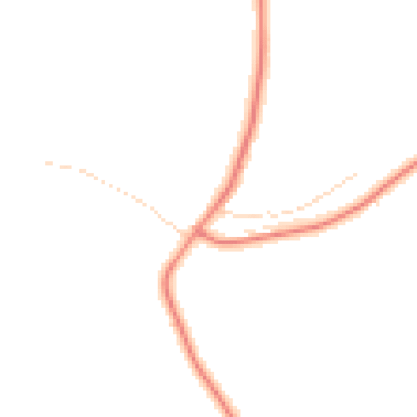 Daytime road noise heatmap for DE55 4DZ