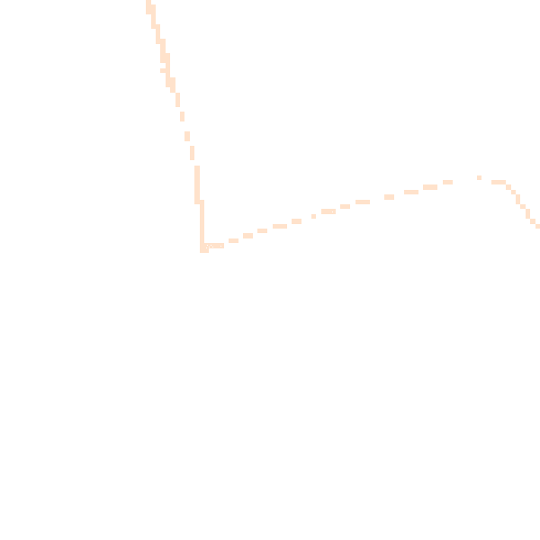 Night-time road noise heatmap for DE55 4FD