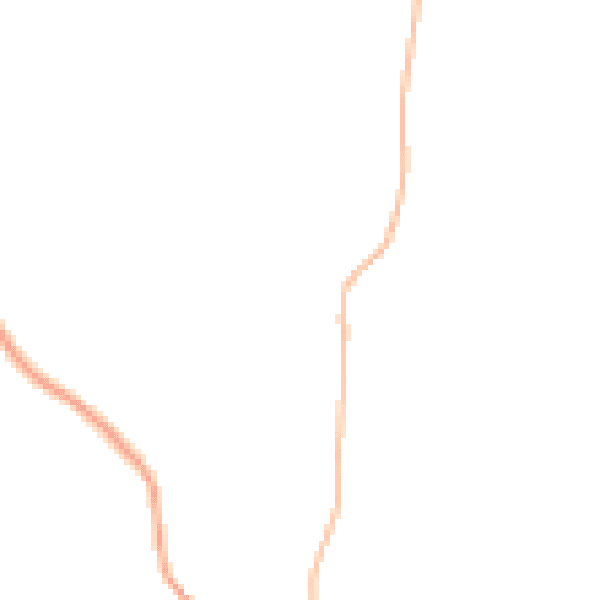 Night-time road noise heatmap for DE55 7LL