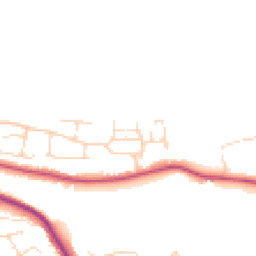 Daytime road noise heatmap for DE6 1FY