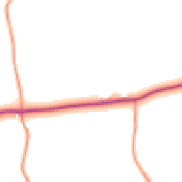 Daytime road noise heatmap for DE6 1LP