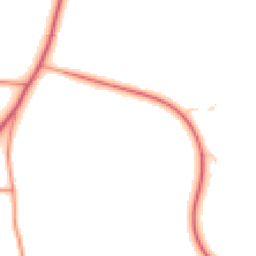 Daytime road noise heatmap for DE6 1NR