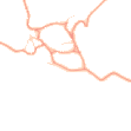 Daytime road noise heatmap for DE6 1QL