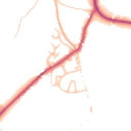 Daytime road noise heatmap for DE6 2LA