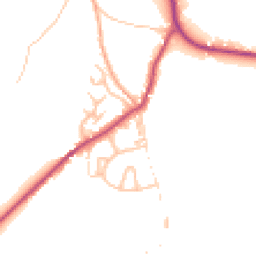 Daytime road noise heatmap for DE6 2LD