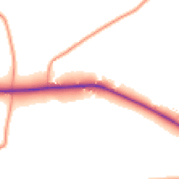 Daytime road noise heatmap for DE6 3AX
