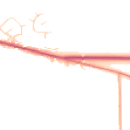 Daytime road noise heatmap for DE6 3DW