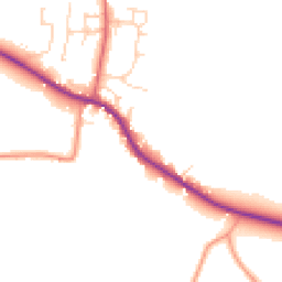 Daytime road noise heatmap for DE6 3DX
