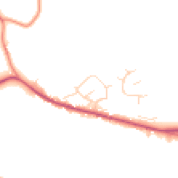 Daytime road noise heatmap for DE6 3EY