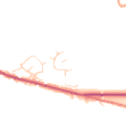 Daytime road noise heatmap for DE6 3FR