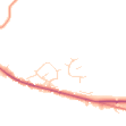 Daytime road noise heatmap for DE6 3FX