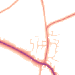 Daytime road noise heatmap for DE6 3GP