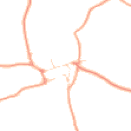 Daytime road noise heatmap for DE6 3LD
