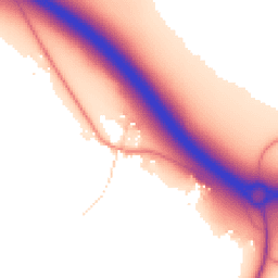 Daytime road noise heatmap for DE6 5EZ