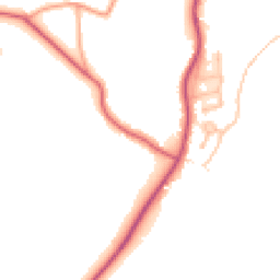 Daytime road noise heatmap for DE6 5HA