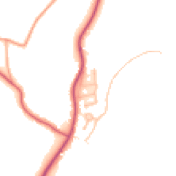 Daytime road noise heatmap for DE6 5HF
